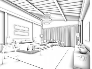 bedroom hotel suites designed a complete 39 Modèle 3D