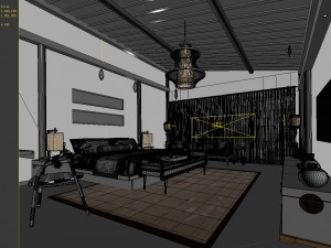 bedroom hotel suites designed a complete 39 Modèle 3D