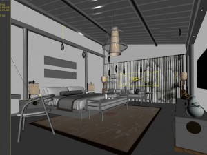 bedroom hotel suites designed a complete 39 Modèle 3D