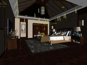 bedroom hotel suites designed a complete 42 3D-Modell