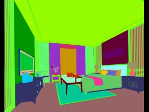bedroom hotel suites designed a complete 46 3D Model