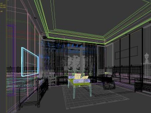 bedroom hotel suites designed a complete 46 3D Model