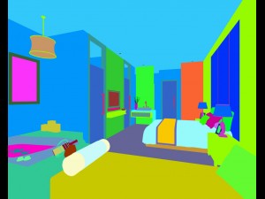 bedroom hotel suites designed a complete 47 3D Модель