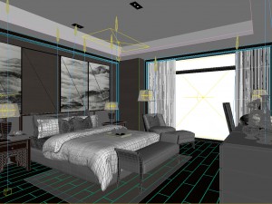 bedroom hotel suites designed a complete 49 Modèle 3D