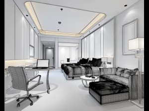 bedroom hotel suites designed a complete 51 Modelo 3D