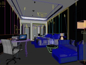 bedroom hotel suites designed a complete 51 Modelo 3D