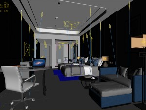bedroom hotel suites designed a complete 51 Modelo 3D