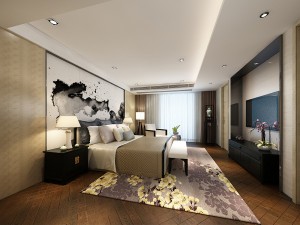 bedroom hotel suites designed a complete 52 Modèle 3D