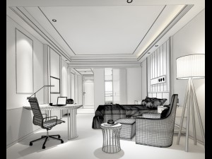 bedroom hotel suites designed a complete 55 Modelo 3D