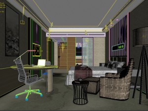 bedroom hotel suites designed a complete 55 Modelo 3D