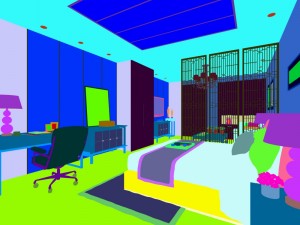 bedroom hotel suites designed a complete 57 3D Model