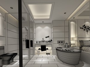 bedroom hotel suites designed a complete 58 Modelo 3D