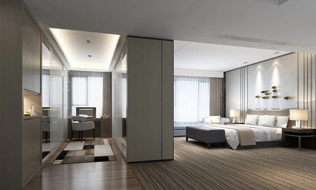 bedroom hotel suites designed a complete 60 3D Model .c4d .max .obj .3ds .fbx .stl .blend 