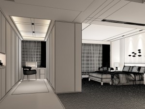 bedroom hotel suites designed a complete 60 Modelo 3D