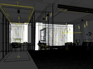 bedroom hotel suites designed a complete 60 3D Model