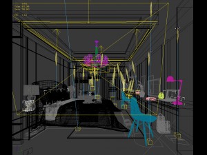 bedroom hotel suites designed a complete 61 3D Model