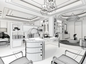 bedroom hotel suites designed a complete 62 3D Model