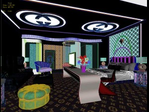 bedroom hotel suites designed a complete 65 3D Model