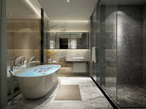 bedroom hotel suites designed a complete 67 3D Model