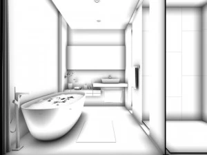 bedroom hotel suites designed a complete 67 3D Model