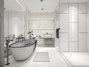 bedroom hotel suites designed a complete 67 3D Model