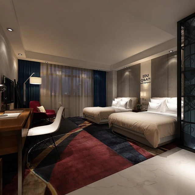 bedroom hotel suites designed a complete 68 3D Model .c4d .max .obj .3ds .fbx .stl .blend 