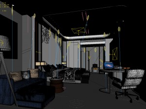 bedroom hotel suites designed a complete 70 3D Model