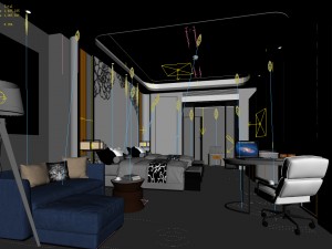 bedroom hotel suites designed a complete 70 3D Model