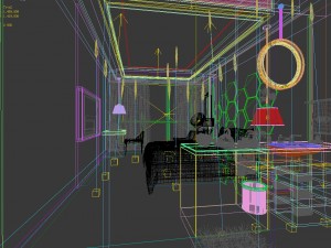 bedroom hotel suites designed a complete 71 3D Model