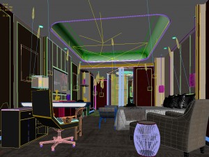 bedroom hotel suites designed a complete 74 3D-Modell