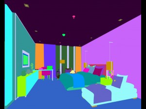 bedroom hotel suites designed a complete 77 3D Модель