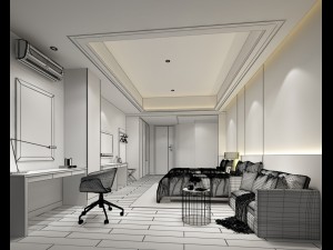 bedroom hotel suites designed a complete 78 Modelo 3D