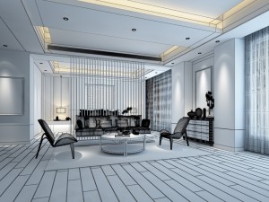 bedroom hotel suites designed a complete 81 3D Modell