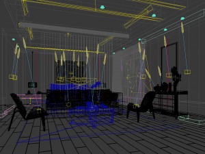 bedroom hotel suites designed a complete 81 3D Modell