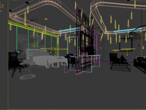 bedroom hotel suites designed a complete 82 3D Model