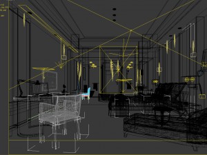 bedroom hotel suites designed a complete 83 3D Model
