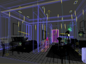 bedroom hotel suites designed a complete 86 3D Model