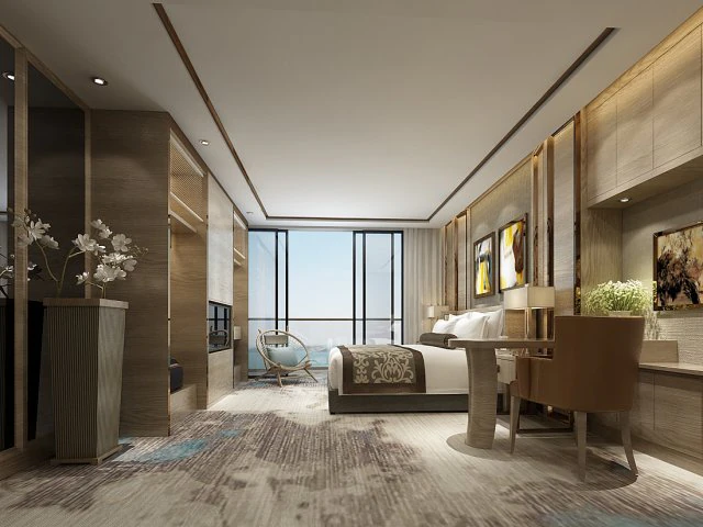 bedroom hotel suites designed a complete 87 3D Model .c4d .max .obj .3ds .fbx .stl .blend 
