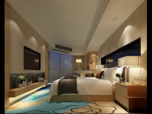 bedroom hotel suites designed a complete 90 Modèle 3D