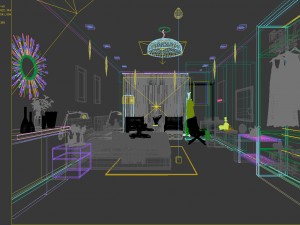 bedroom hotel suites designed a complete 91 3D Model
