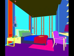 bedroom hotel suites designed a complete 93 3D Model