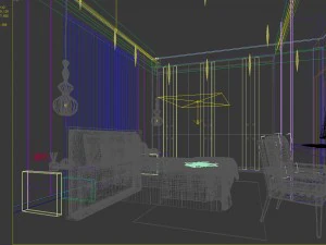 bedroom hotel suites designed a complete 93 3D Model