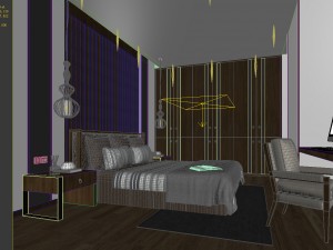 bedroom hotel suites designed a complete 93 Modelo 3D