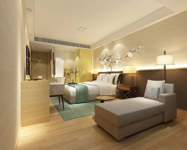 bedroom hotel suites designed a complete 94 3D Model .c4d .max .obj .3ds .fbx .stl .blend 