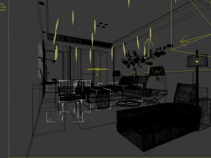 bedroom hotel suites designed a complete 94 3D Model