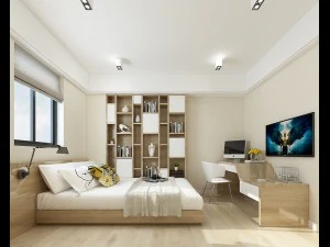 침실 호텔 스위트는 전체 95개를 디자인했습니다. 3D 모델