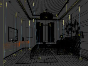 bedroom hotel suites designed a complete 99 3D Model