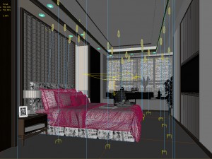 bedroom hotel suites designed a complete 102 3D 模型