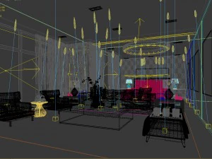bedroom hotel suites designed a complete 104 3D Model