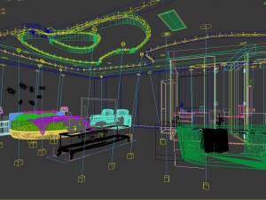 bedroom hotel suites designed a complete 105 3D Model